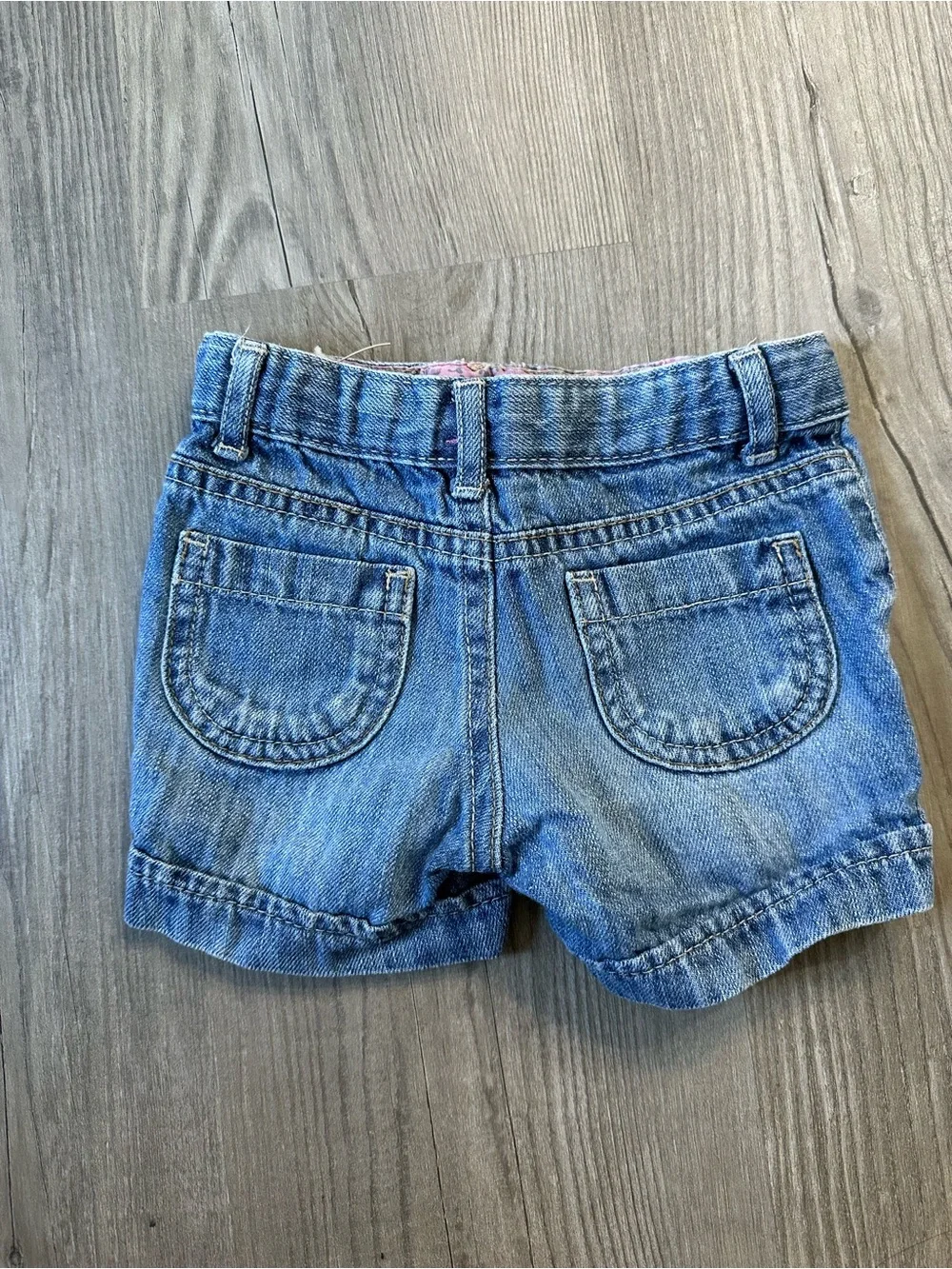 Vintage Kids Denim Shorts - Blue Jean Shorts
